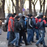 Anti Maydan. Hired supporters of Yanukovych